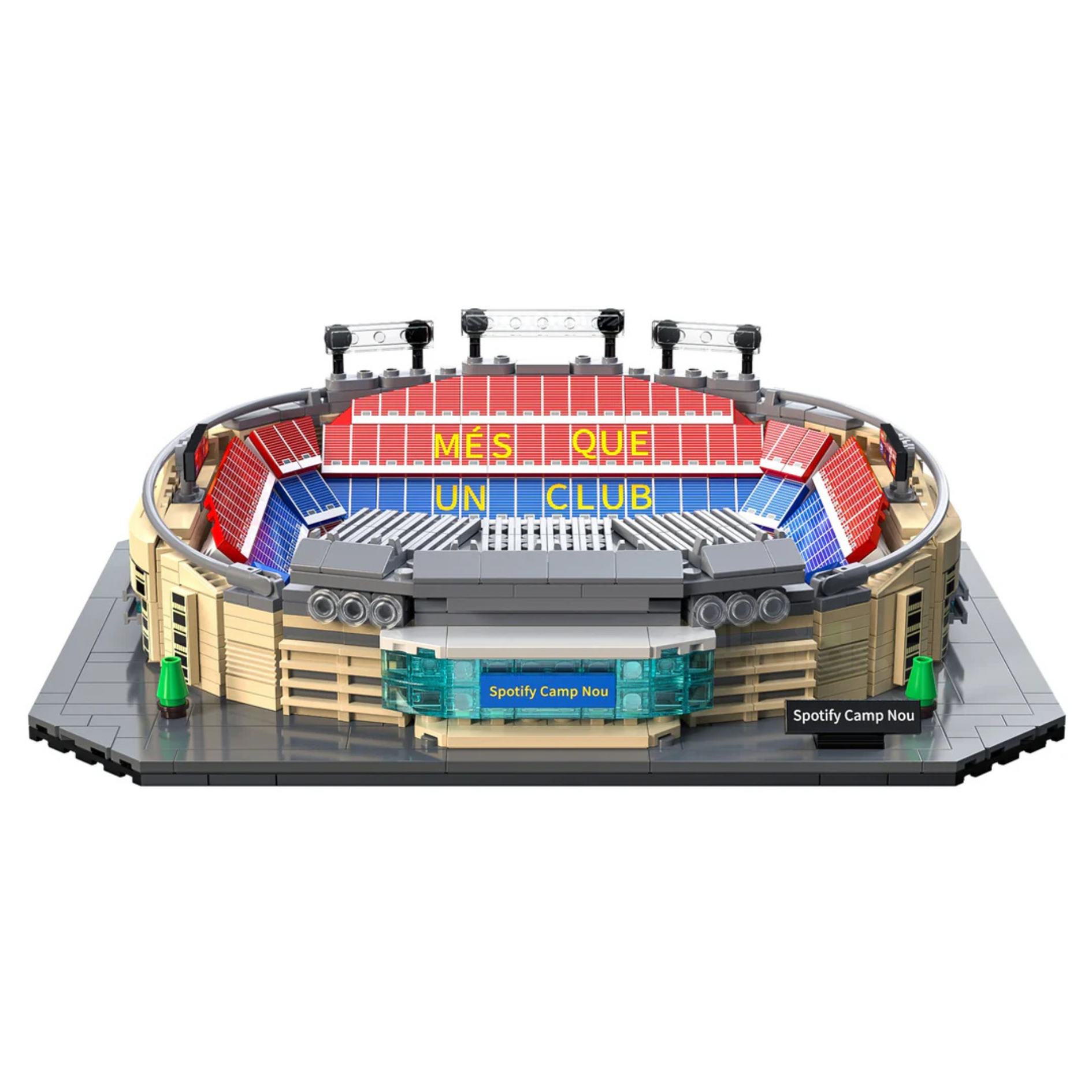 Brick MOC FC Barcelona Spotify Camp Nou | 728pcs - Brick Car Merchant