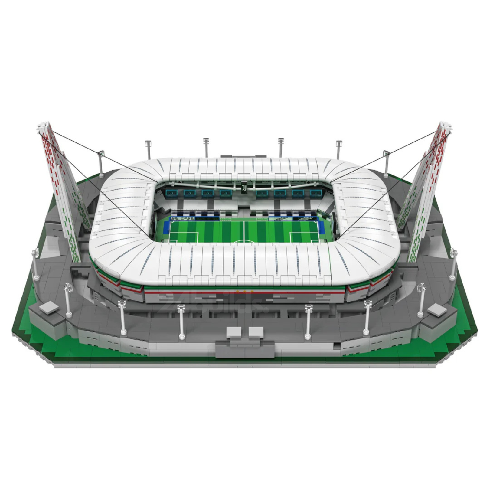 Brick MOC The Detailed Juventus Allianz Stadium | 3638pcs - Brick Car Merchant