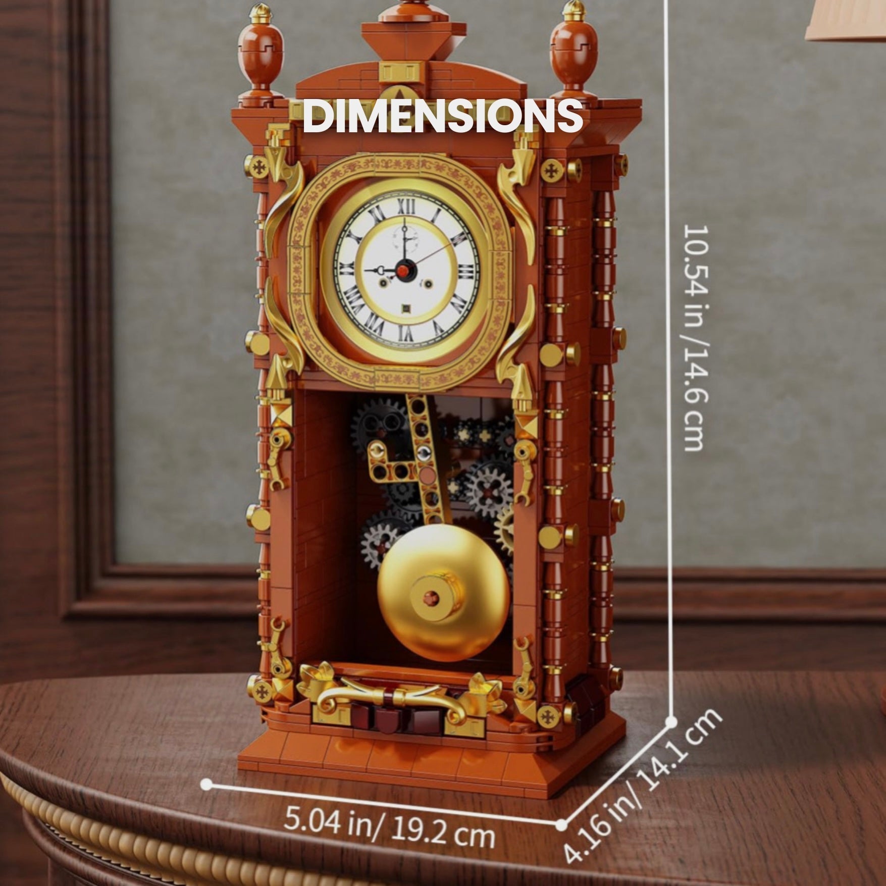 Brick MOC Vintage Clock | 752pcs - Brick Car Merchant