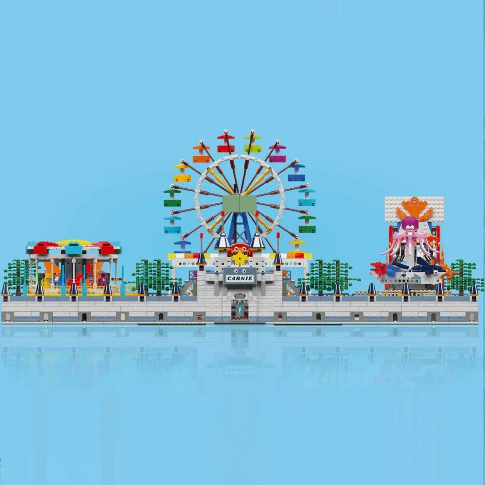 Brick MOC The Ultimate Motorised Theme Park | 5220pcs - Brick Car Merchant