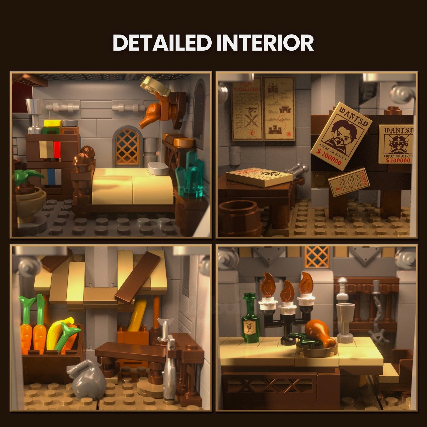 Brick MOC Holy Sword Castle | 2486pcs - Brick Car Merchant