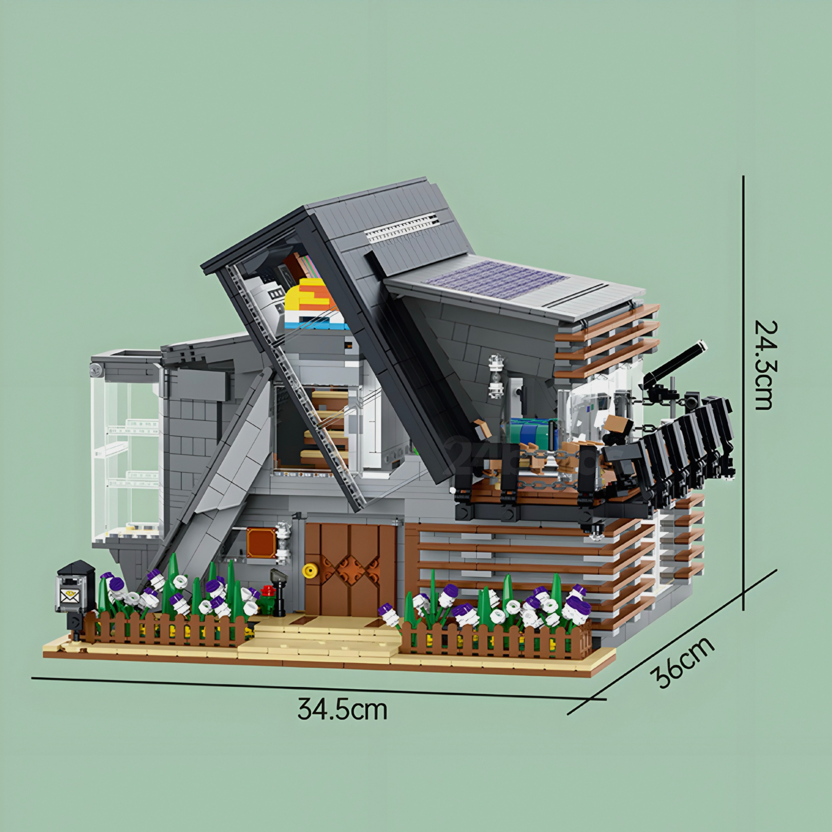 Brick MOC Modern Villa | 3832pcs - Brick Car Merchant
