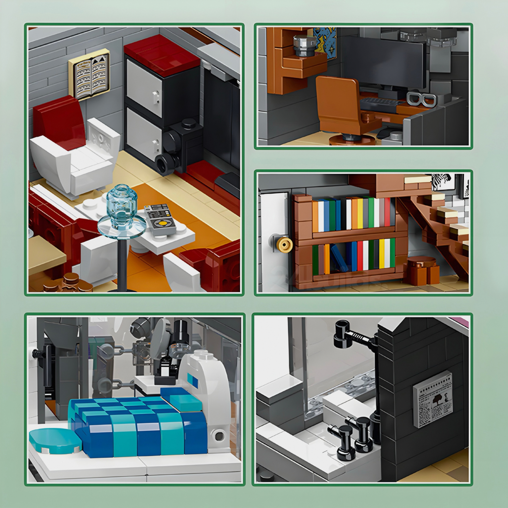 Brick MOC Modern Villa | 3832pcs - Brick Car Merchant