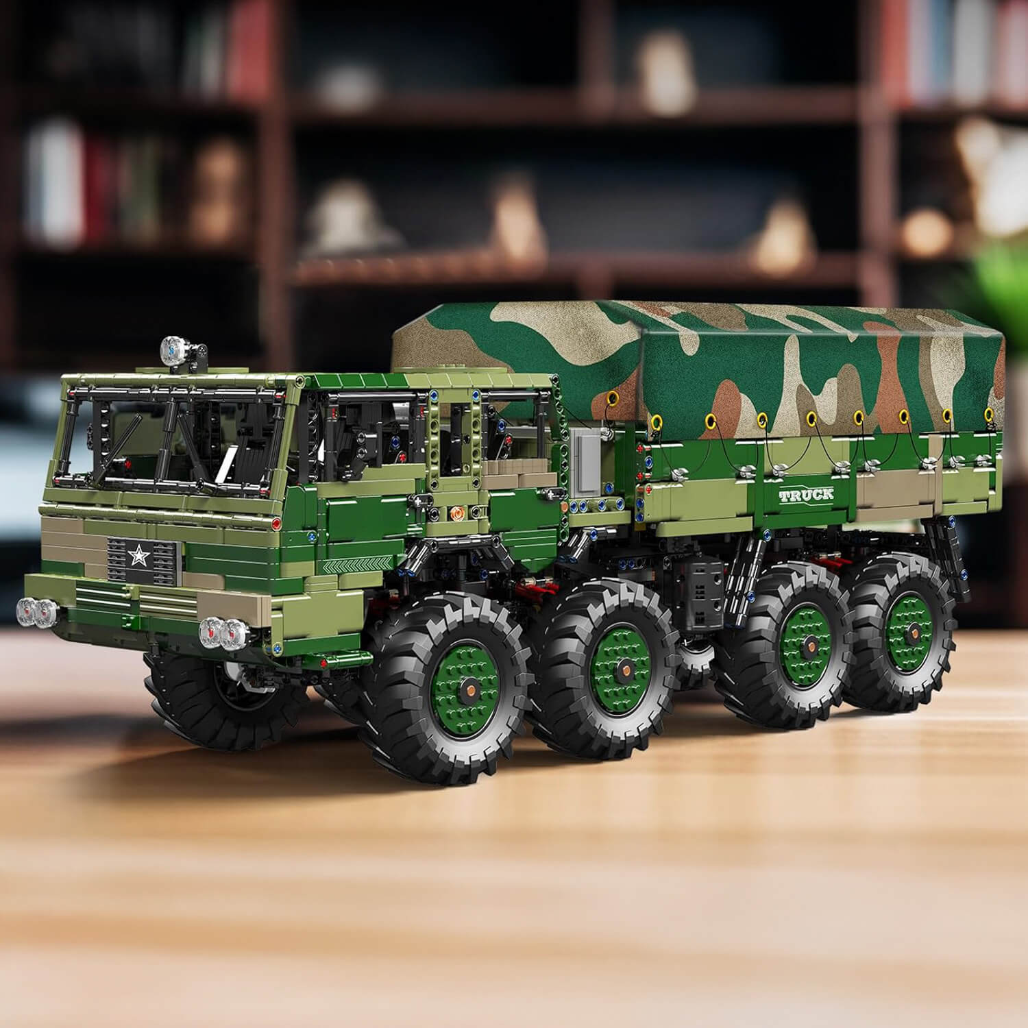 Brick MOC RC 4x4 Military Hauler | 4732pcs - Brick Car Merchant