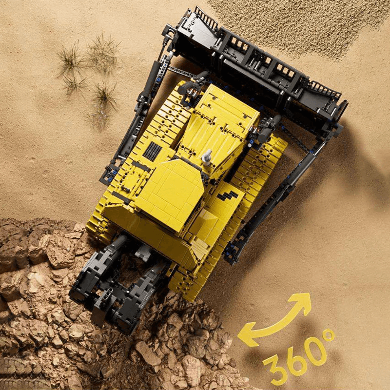 Brick MOC RC Bulldozer - Ultimate Edition | 3567pcs - Brick Car Merchant
