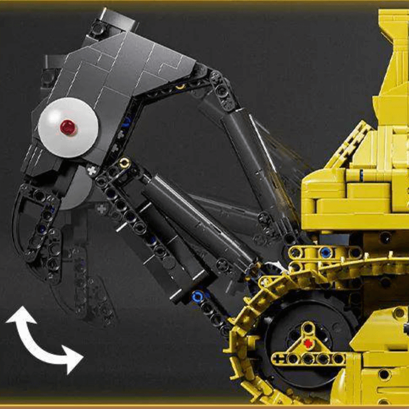 Brick MOC RC Bulldozer - Ultimate Edition | 3567pcs - Brick Car Merchant