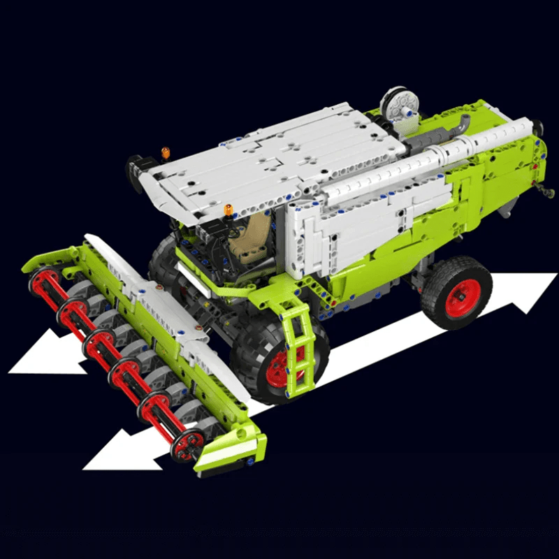 Brick MOC RC Combine Harvester | 1264pcs - Brick Car Merchant