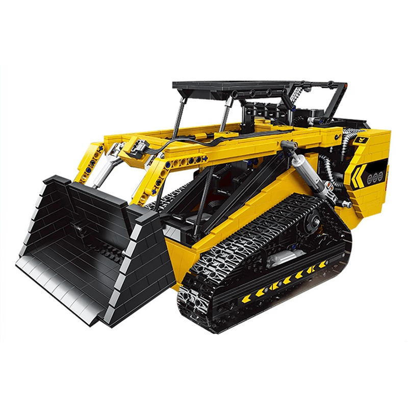 Brick MOC RC Compact Track Loader | 1800pcs - Brick Car Merchant
