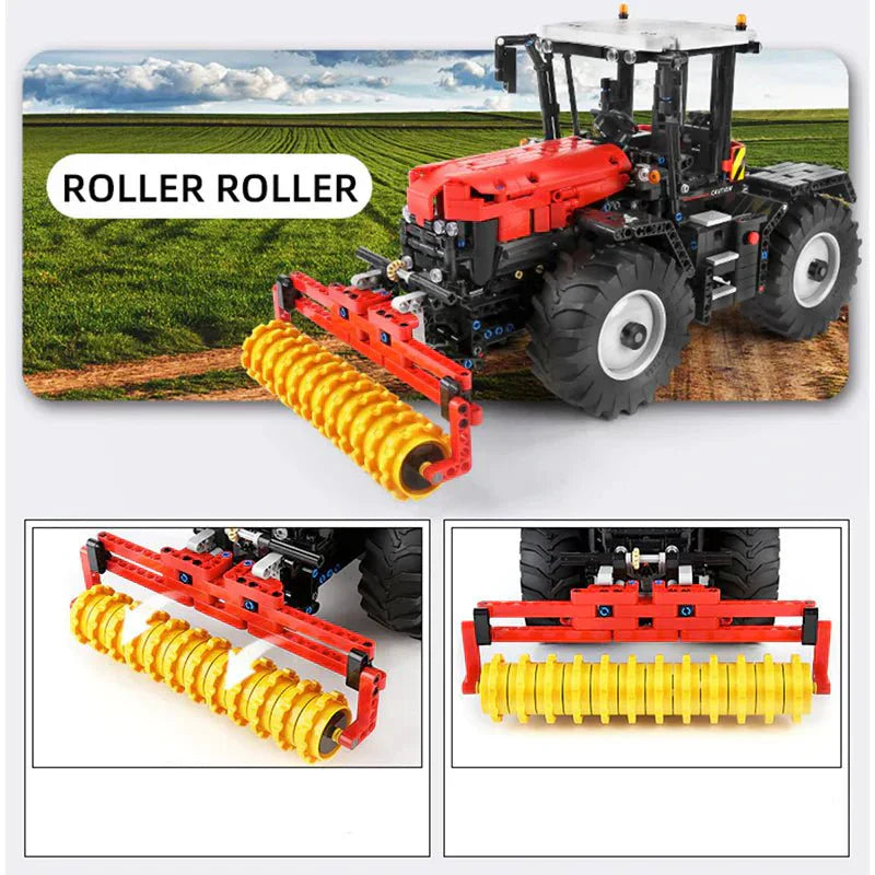 Brick MOC RC Farming Tractor | 2716pcs - Brick Car Merchant