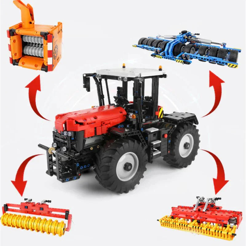 Brick MOC RC Farming Tractor | 2716pcs - Brick Car Merchant