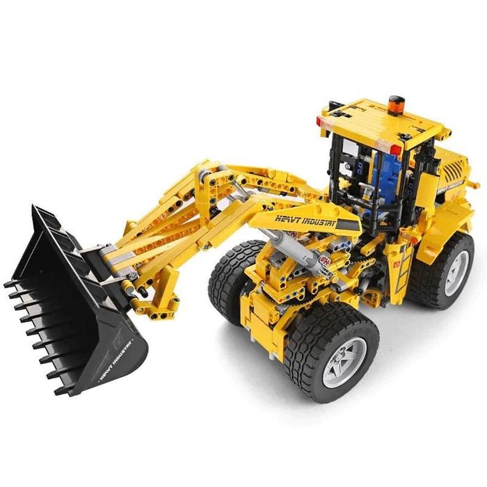 Brick MOC RC Heavy-Duty Bulldozer | 1582pcs - Brick Car Merchant