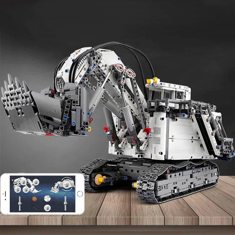 Brick MOC RC Heavy-Duty Wheel Loader | 4416pcs - Brick Car Merchant