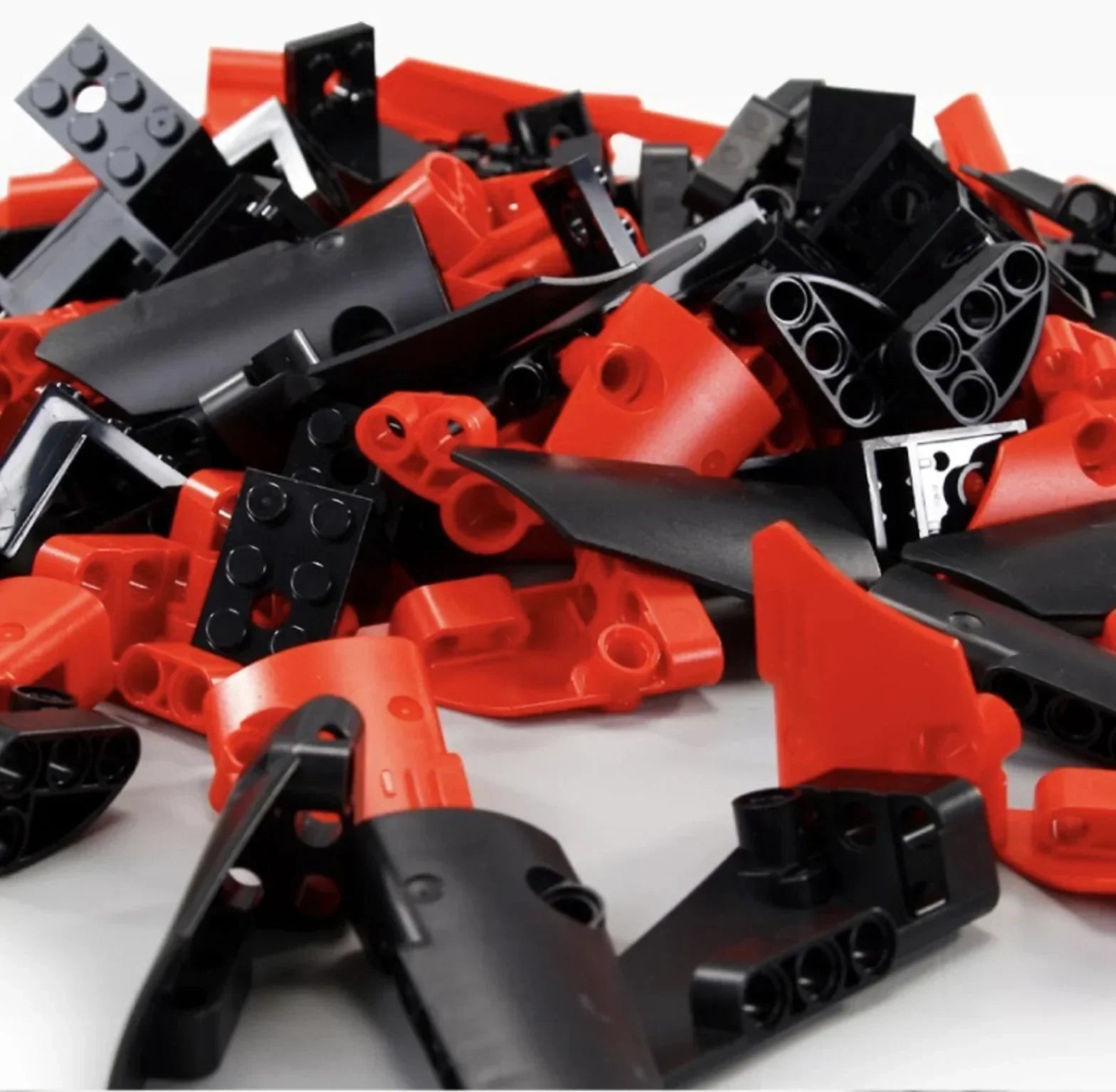 Brick MOC RC Industrial Forklift | 1719pcs - Brick Car Merchant
