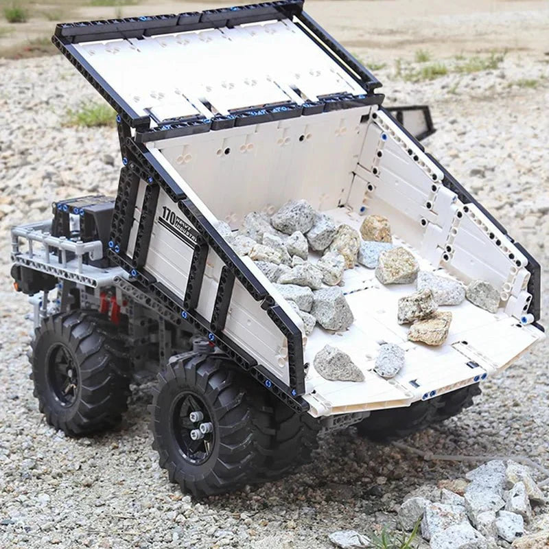 Brick MOC RC Mining Dump Truck | 2010pcs - Brick Car Merchant