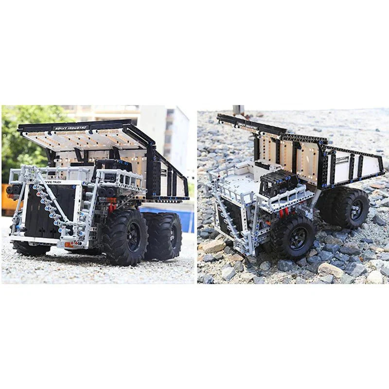 Brick MOC RC Mining Dump Truck | 2010pcs - Brick Car Merchant