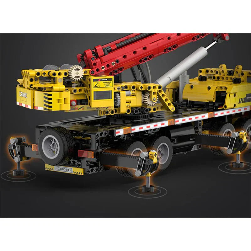 Brick MOC RC Mobile Crane | 1831pcs - Brick Car Merchant