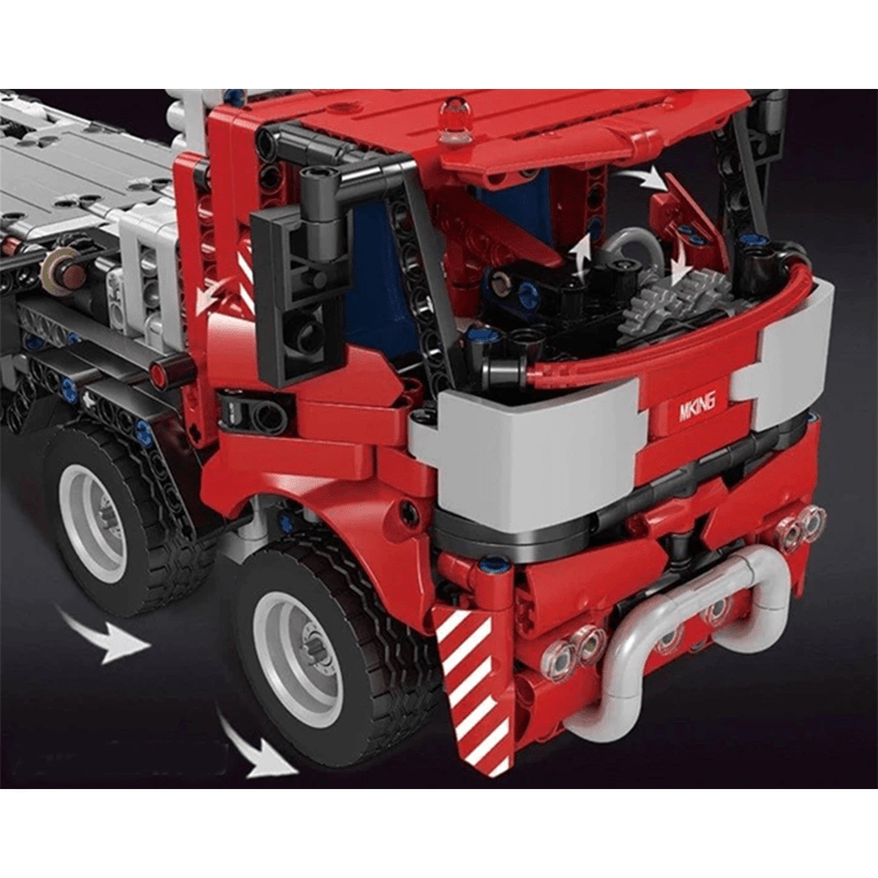 Brick MOC RC Mobile Crane | 2827pcs - Brick Car Merchant
