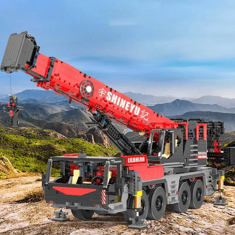 Brick MOC RC Mobile Crane | 4885pcs - Brick Car Merchant