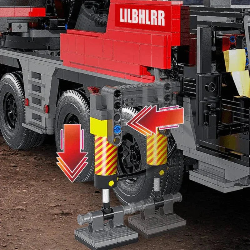 Brick MOC RC Mobile Crane | 4885pcs - Brick Car Merchant