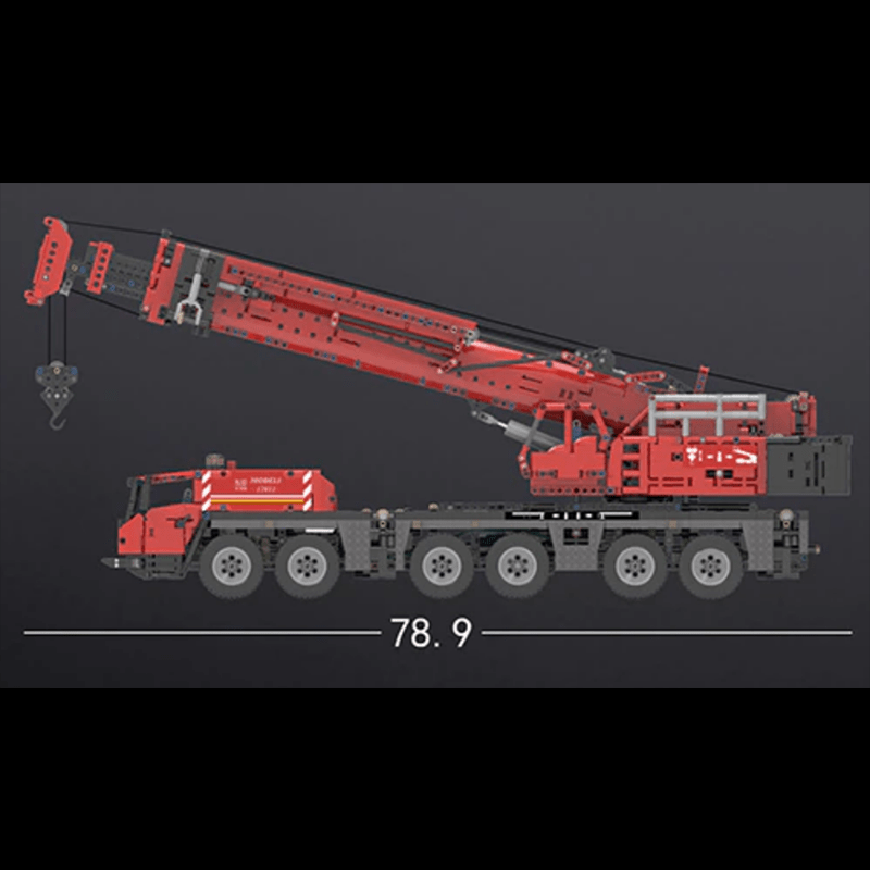 Brick MOC RC Mobile Crane Truck | 4460pcs - Brick Car Merchant