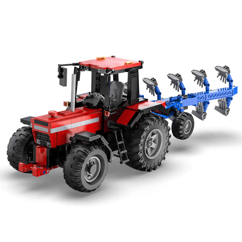 Brick MOC RC Plowing Tractor | 1675pcs - Brick Car Merchant