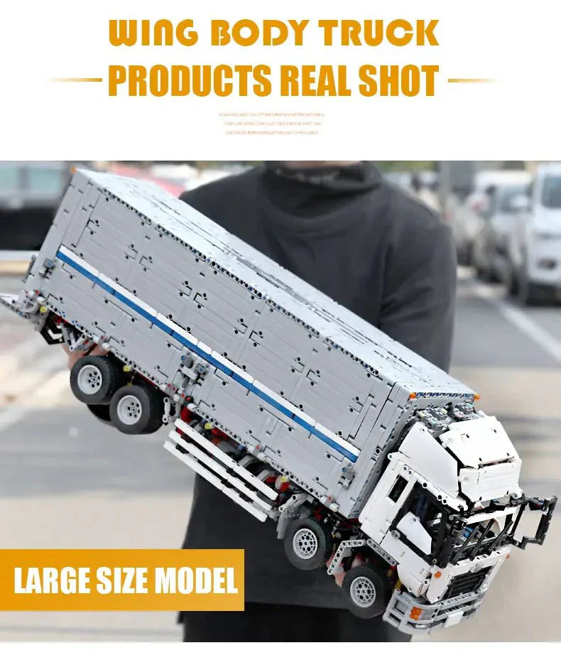 Brick MOC RC Wing-Body Cargo Truck | 4166pcs - Brick Car Merchant