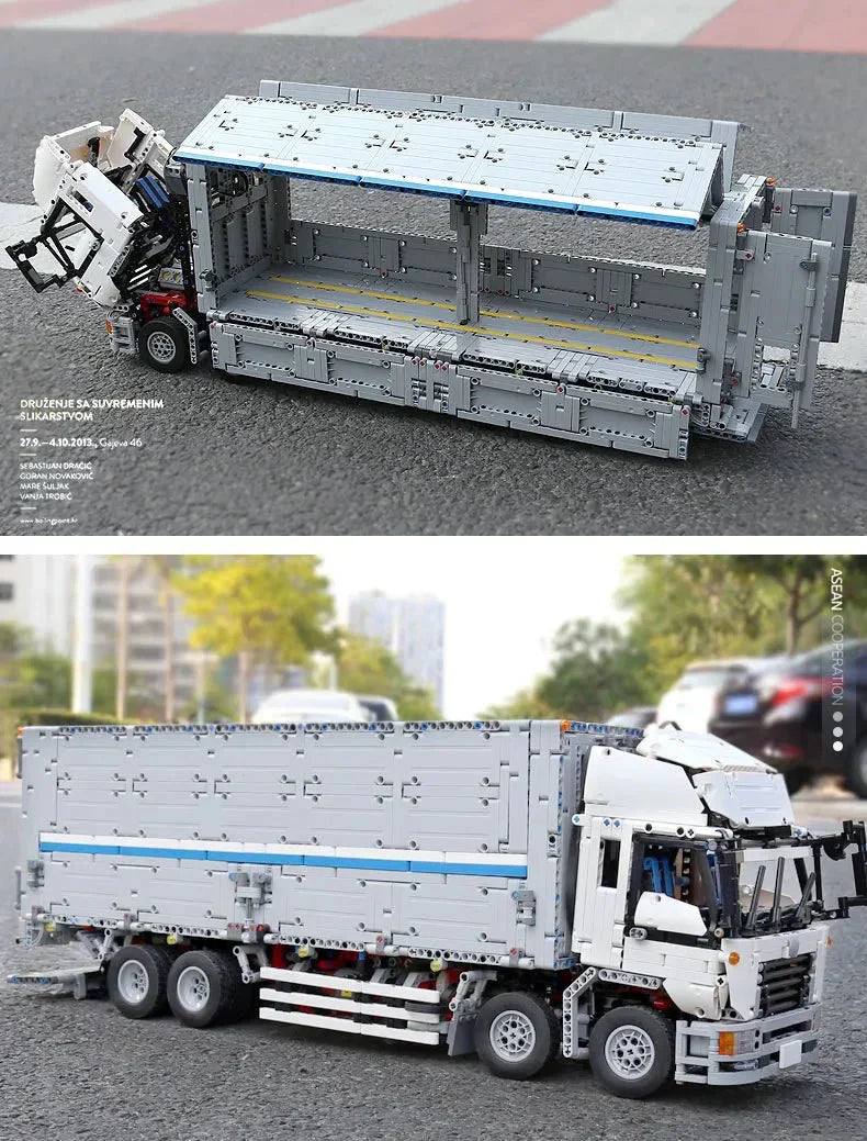 Brick MOC RC Wing-Body Cargo Truck | 4166pcs - Brick Car Merchant
