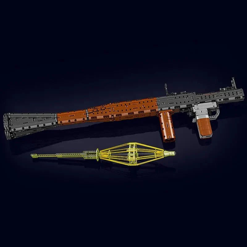 Brick MOC RPG Rocket Grenade launcher | 1706pcs - Brick Car Merchant