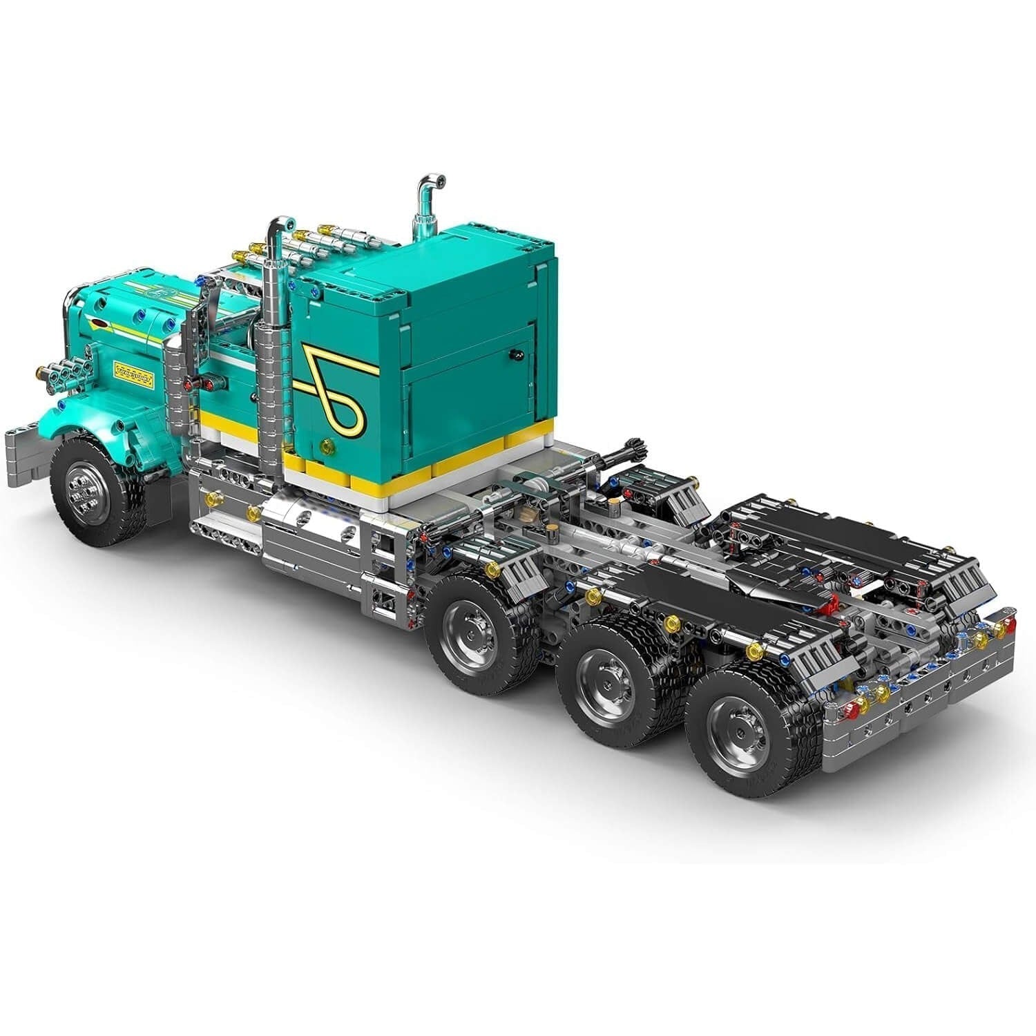 Brick MOC Remote Controlled American Truck | 2063pcs - Brick Car Merchant