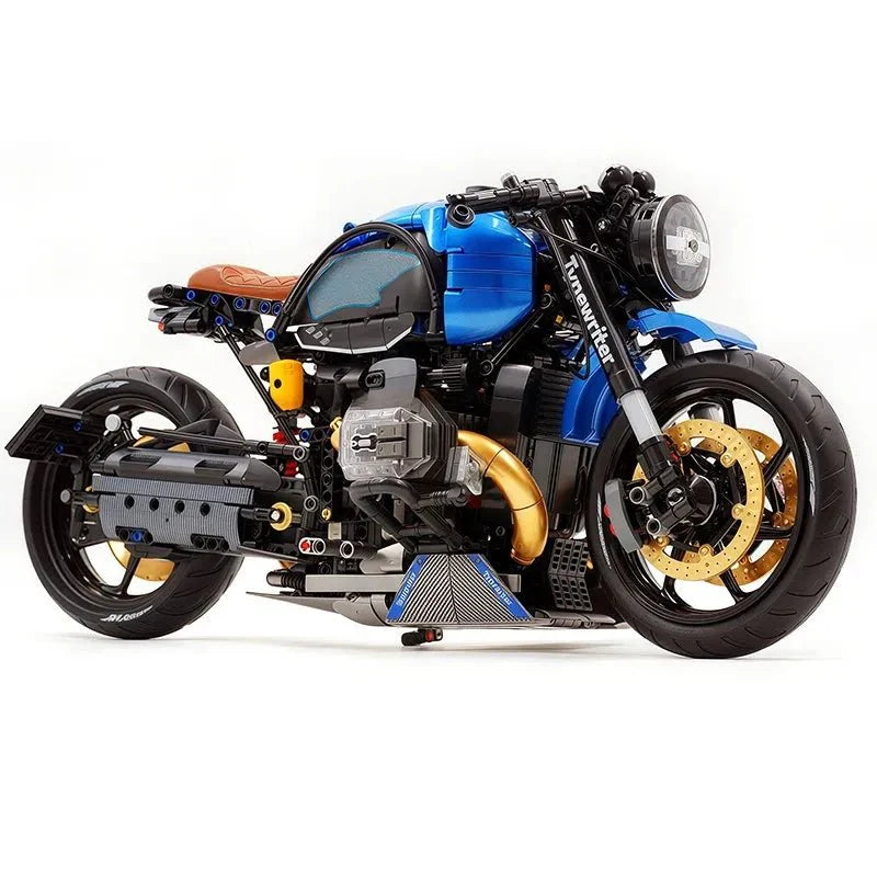 Brick MOC Retro Cafe Racer 1000 | 1591pcs - Brick Car Merchant