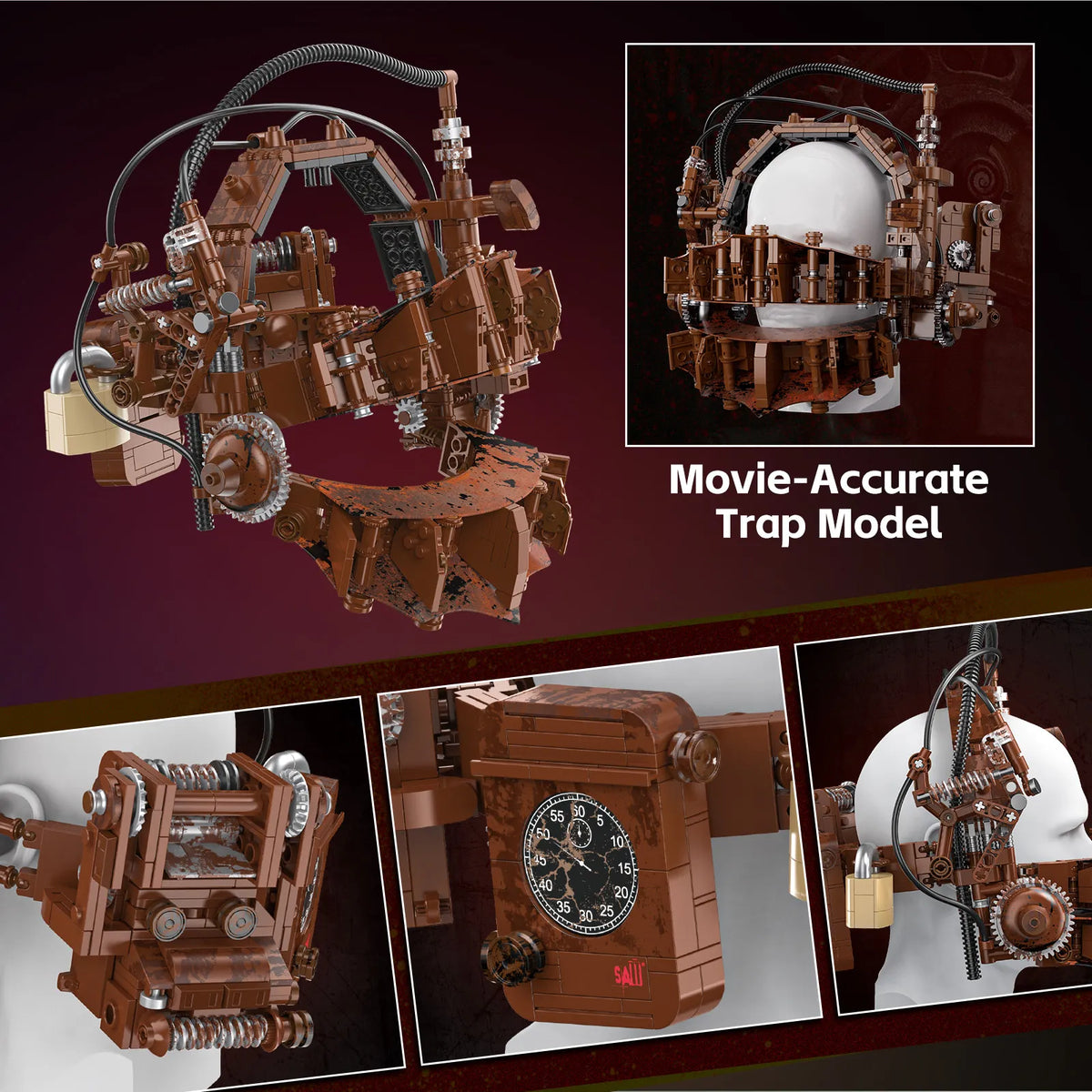 LEGO MOC JAKI SAW Reverse Bear Trap Building Set - Brick Car Merchant