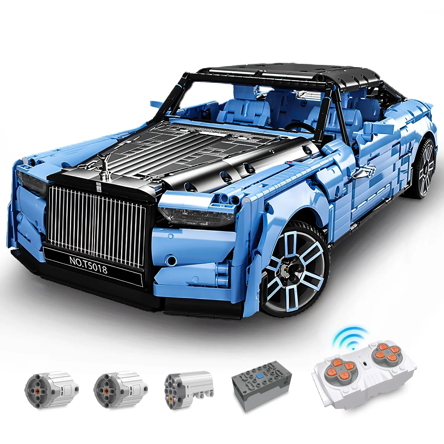 LEGO MOC Rolls-Royce Wraith Boat Tail | Remote Control, Opening Features, Luxury Wine Cabinet, Removable Convertible Top, Signature Rolls-Royce Doors, 2903 pcs - Brick Car Merchant LEGO MOC Rolls-Royce Wraith Boat Tail | Remote Control, Opening Features, Luxury Wine Cabinet, Removable Convertible Top, Signature Rolls-Royce Doors, 2903 pcs - Brick Car Merchant