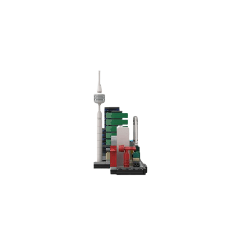 Brick MOC Rotterdam Skyline | 656pcs - Brick Car Merchant