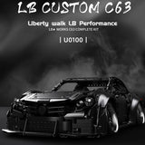 LEGO MOC Mercedes Benz C63 AMG Shadow Edition | Stanced, 2267 pcs - Brick Car Merchant LEGO MOC Mercedes Benz C63 AMG Shadow Edition | Stanced, 2267 pcs - Brick Car Merchant