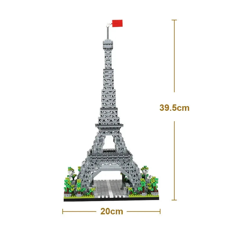 Brick MOC Torre Eiffel Paris | 3586pcs - Brick Car Merchant