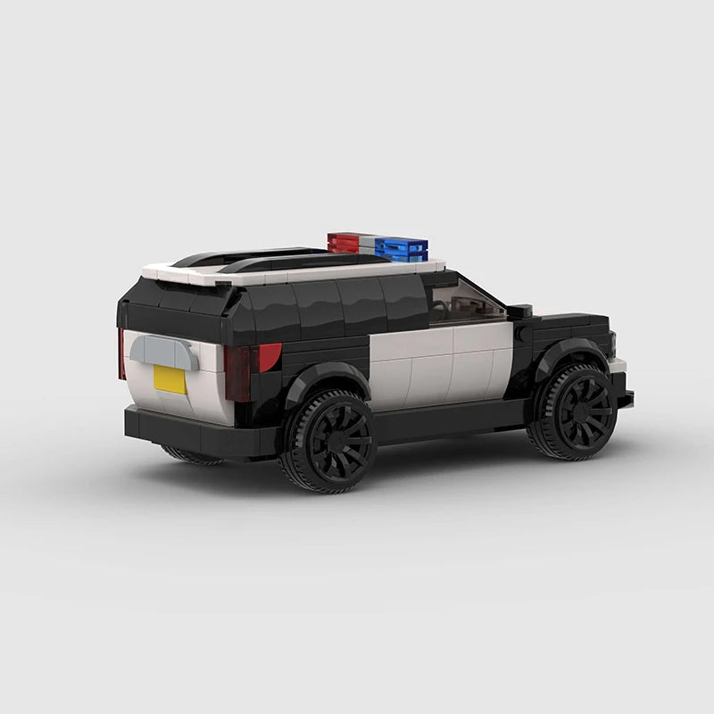 Brick MOC SUV Police Patrol - Brick Car Merchant