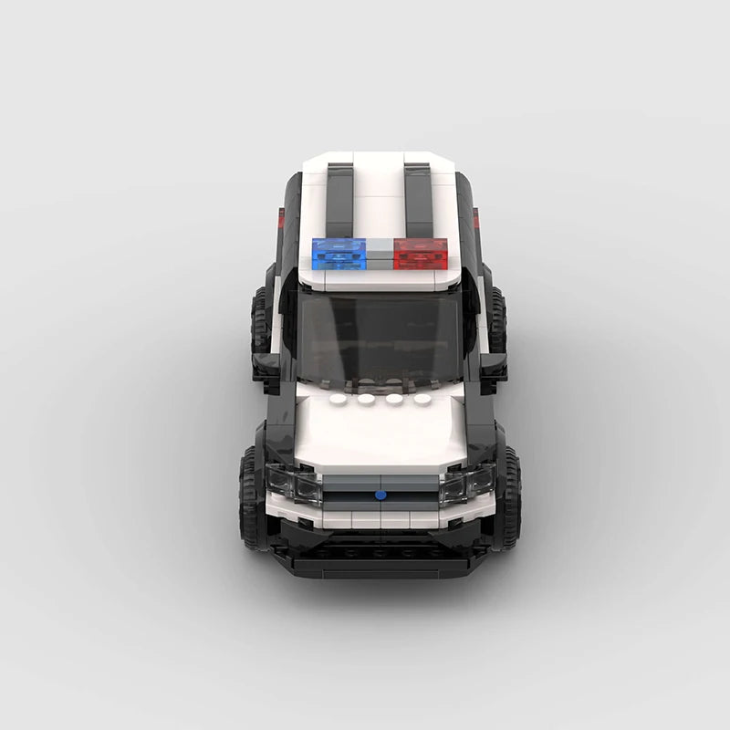 Brick MOC SUV Police Patrol - Brick Car Merchant