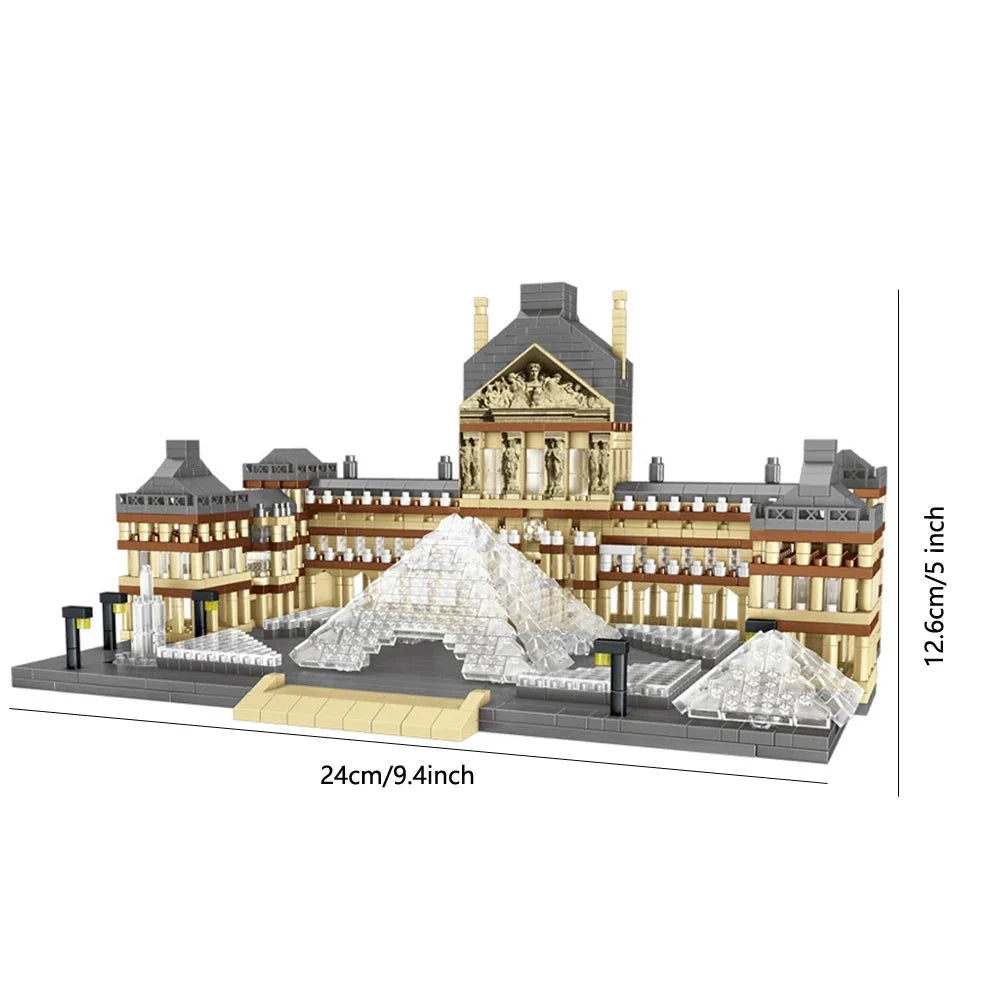 Brick MOC Louvre Paris | 3377pcs - Brick Car Merchant