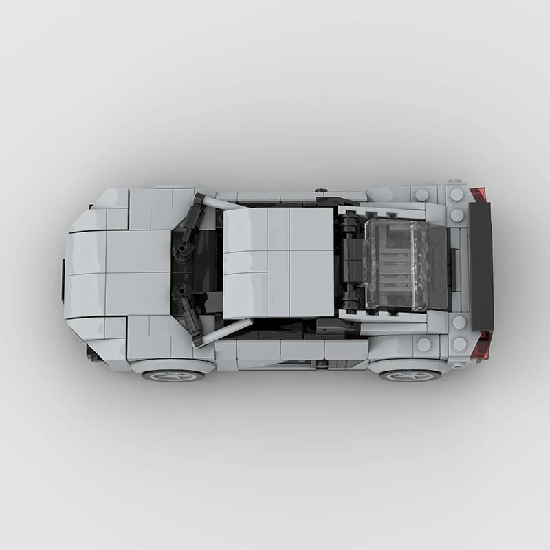 Brick MOC Audi R8 Grey - Brick Car Merchant