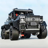 LEGO MOC Mercedes G63 AMG, Brabus G800 6x6 Off-Road Pickup SUV | Remote Control, All-Terrain Off-Roading, Exclusive XL Tyres, Gear Shifter, Opening Features, Detailed Linkage and Differential, 6WD, Openable Sunroof, 3300pcs - Brick Car Merchant LEGO MOC Mercedes G63 AMG, Brabus G800 6x6 Off-Road Pickup SUV | Remote Control, All-Terrain Off-Roading, Exclusive XL Tyres, Gear Shifter, Opening Features, Detailed Linkage and Differential, 6WD, Openable Sunroof, 3300pcs - Brick Car Merchant