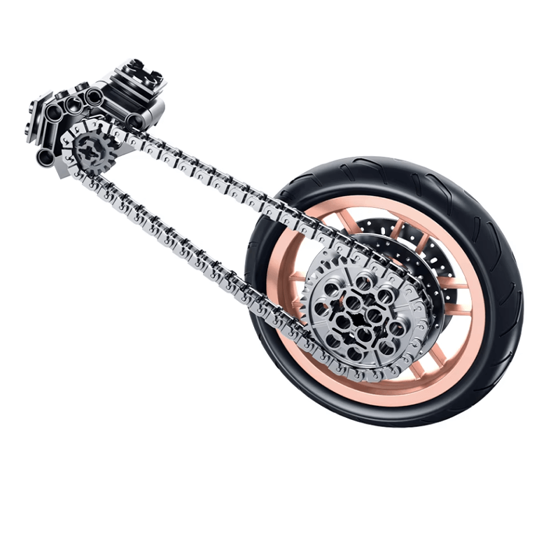 Brick MOC Sport Maxi Scooter 560 | 1281pcs - Brick Car Merchant