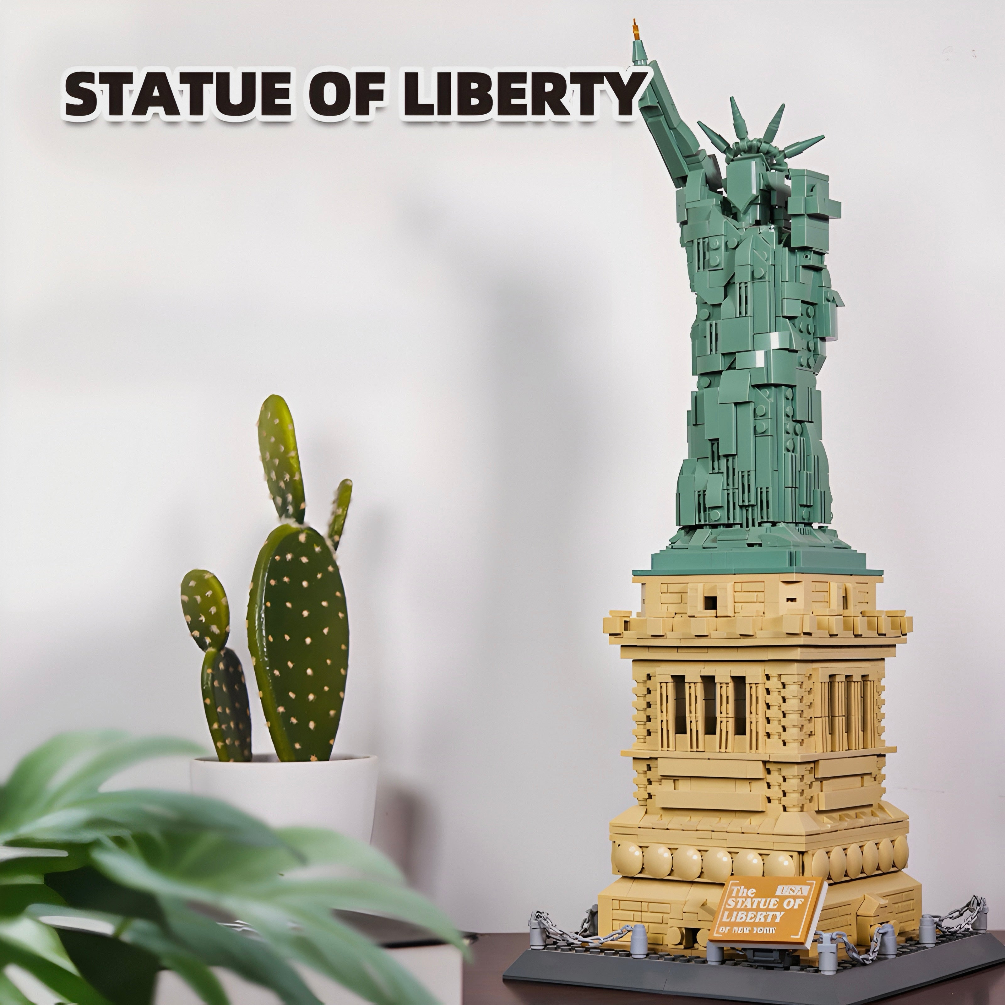 Brick MOC Statue of Liberty | 1578pcs - Brick Car Merchant