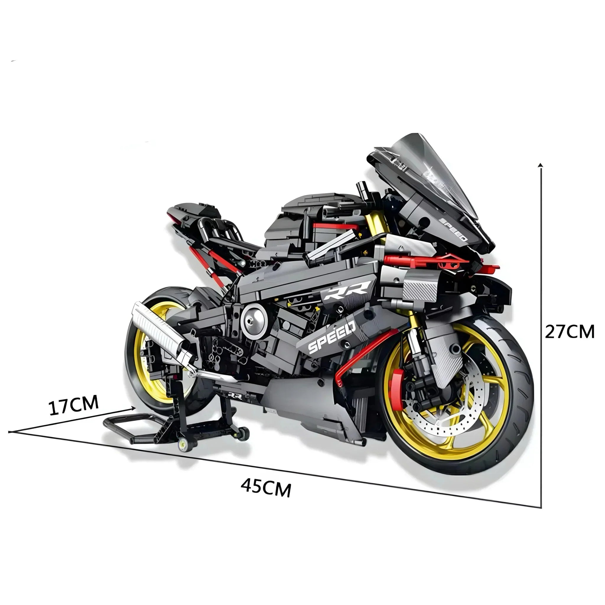 Brick MOC Superbike RR Racing Model | 1920pcs - Brick Car Merchant