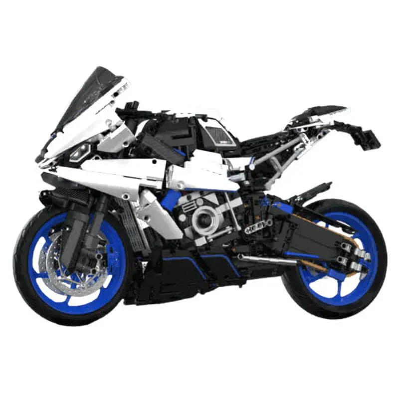 Brick MOC Superbike RR Track Weapon | 1987pcs - Brick Car Merchant