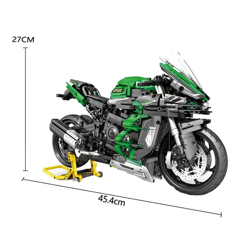 Brick MOC Supercharged Sport Tourer | 2088pcs - Brick Car Merchant