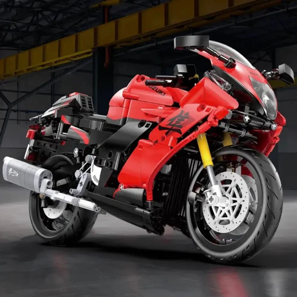 Brick MOC Suzuki Hayabusa | 1043pcs - Brick Car Merchant