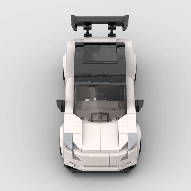 Brick MOC Tesla Model 3 | Track Edition - Brick Car Merchant