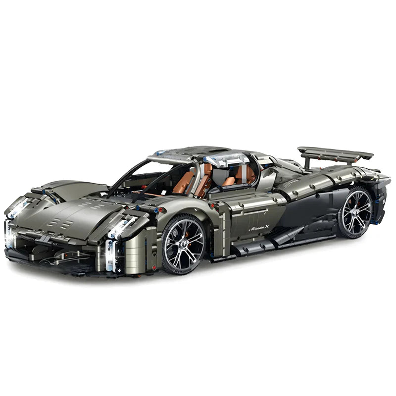 Brick MOC The Ultimate German Concept | Remote Control, Electric Door, Electric Tail Lift, Electric Air Suspension, 4056 pcs - Brick Car Merchant