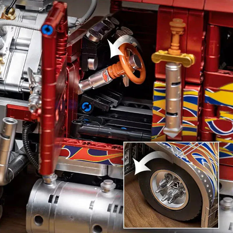 LEGO MOC Titan V24 Diesel Power Truck | 3484pcs - Brick Car Merchant