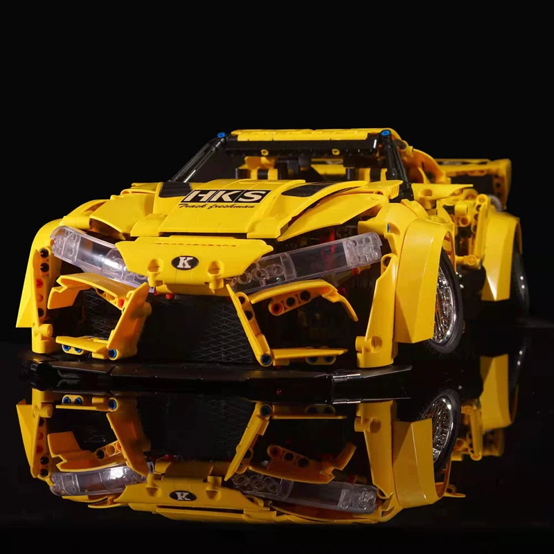 Brick MOC Toyota Supra | 2627 pcs - Brick Car Merchant